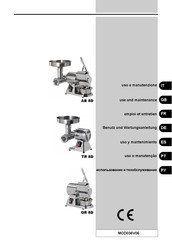 Fimar TR 8D Use And Maintenance