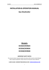 DUKER DCCB48 Installation & Operation Manual