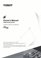 Tosot WTS-12R-I Owner's Manual