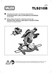 Valex TLS210B Instruction Manual And Safety Instructions