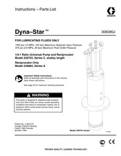 Graco Dyna-Star 239884 A Instructions-Parts List Manual
