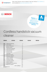 Bosch BCS82 User Manual