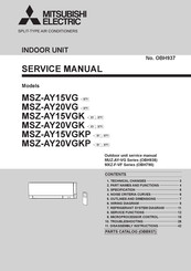 Mitsubishi Electric MSZ-AY20VGKP-ET1 Service Manual