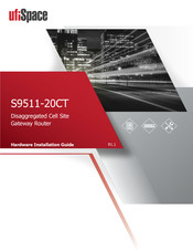 UfiSpace S9511-20CT Hardware Installation Manual