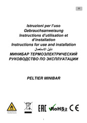 ISM Peltier SM521-TH Instructions For Use And Installation