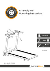 Darwin Fitness FSDFTM30.02.08 Assembly And Operating Instructions Manual