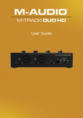 M-Audio M-TRACK DUO HD User Manual