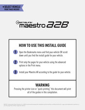 iDataLink maestro A2B Install Manual