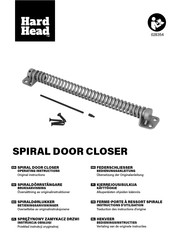 Hard Head 028354 Operating Instructions Manual