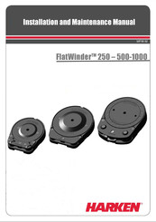 Harken FlatWinder 250 Installation And Maintenance Manual