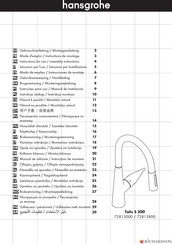 Hans Grohe Talis M51 200 72813800 Instructions For Use/Assembly Instructions