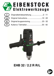 EIBENSTOCK EHB 32 / 2.2 R R/L Original Instructions Manual