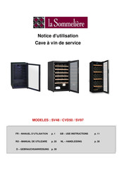 La Sommeliere CVD50 User Instructions