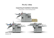 Morgana Pro XL Unpacking And Installation Instructions