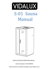 Vidalux S-01 Installation And Operating Manual