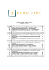 Glow Fire Trondheim User Manual & Safety Instructions