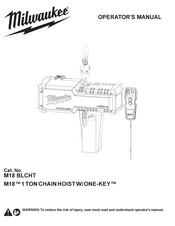 Milwaukee M18BLCHT0 Operator's Manual