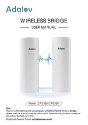 Adalov CPE366 User Manual