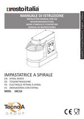 resto italia SKC10 Instruction Manual For Use