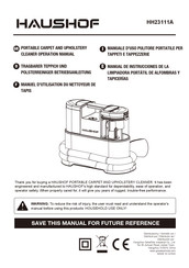 HAUSHOF HH23111A Operation Manual
