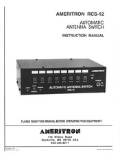AMERITRON RCS-12 Instruction Manual