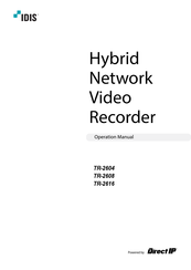 Idis TR-2608 Operation Manual