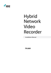 Idis TR-2608 Installation Manual