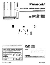 Panasonic SC-HT690 Operating Instructions Manual