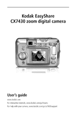 Kodak CX7430 - EASYSHARE Digital Camera User Manual