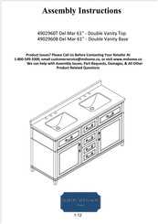 Martin Svensson Del Mar 4902960T Assembly Instructions Manual