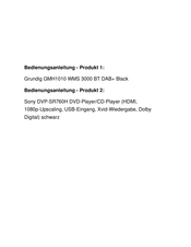 Grundig MF 2050 BT DAB+ Manual