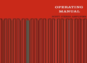 Scott LK 30 Operating Manual