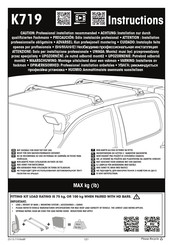 Yakima K719 Instructions Manual