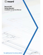 Assa Abloy Record HA7 Installation & Service Manual