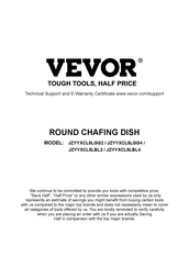 VEVOR JZYYXCL5LBL4 Manual
