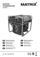Matrix IG 3500i Original Instructions Manual