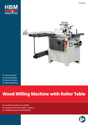 HBM Machines H132857 Instruction Manual