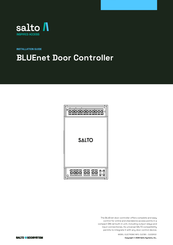 Salto ECOSYSTEM BLUEnet CUCEB004 Installation Manual