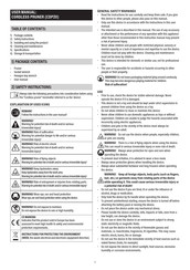 MASCOT CDP20 User Manual