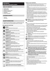 MASCOT CCS20Y User Manual