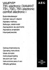 AEG VAMFYR 732 i electronic comfort Operating Instructions Manual