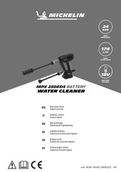 Michelin MPX 250EDS Original Instructions Manual
