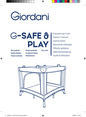 Giordani G-SAFE & PLAY Owner's Manual