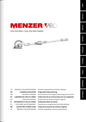 Menzer LHS 225 PRO Translation Of The Original Operating Instructions