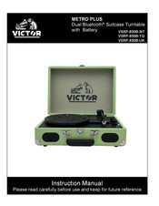 Victor METRO PLUS VSRP-850B-TQ Instruction Manual