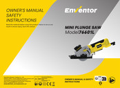 Enventor 76601L Owner's Manual & Safety Instructions