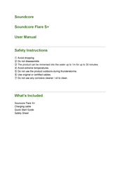 Soundcore Flare S+ User Manual