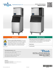 True Manufacturing Company TRUE ICE TCIM-422 Installation Manual