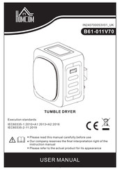 HOMCOM B61-011V70 User Manual