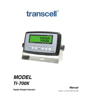 Transcell Technology TI-700K Manual